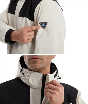 Heated Jacket Waterproof USB Hooded Men Women Outdoor