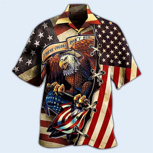 Independence Day USA Flag Anime Manga 3D Print Shirt