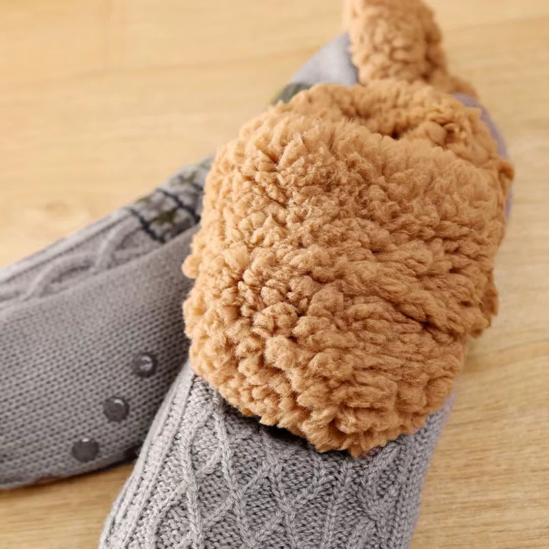Indoor Thermal Socks - Non-Slip, Plush Lining