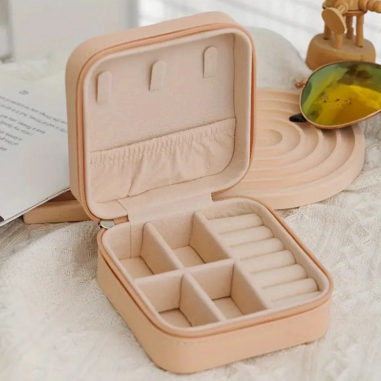 Jewelry Storage Box for Necklaces, Earrings and Rings Mini Jewelry Box Travel Jewelry Box