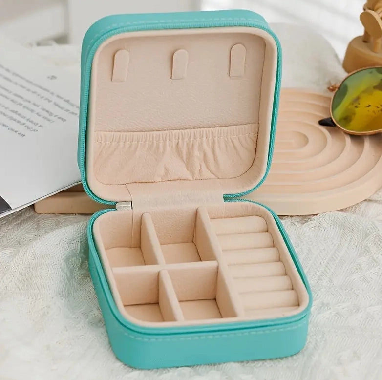 Jewelry Storage Box for Necklaces, Earrings and Rings Mini Jewelry Box Travel Jewelry Box