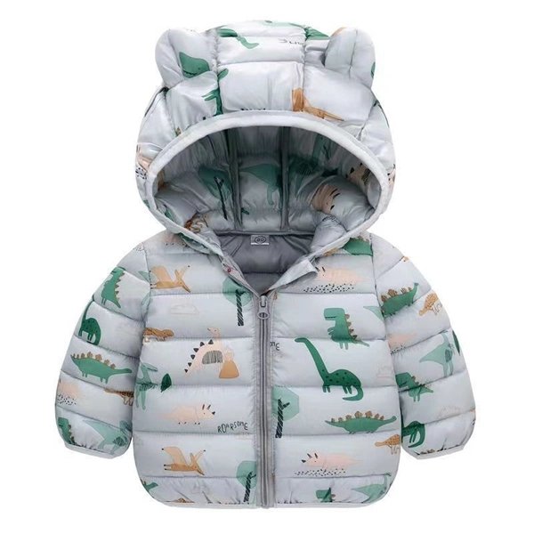 Kids Dinosaur Cotton Padded Jacket