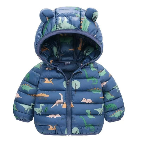 Kids Dinosaur Cotton Padded Jacket