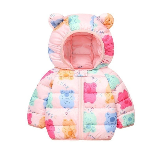 Kids Fun Animal Cotton Padded Jacket