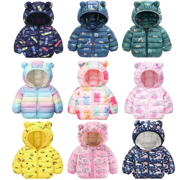 Kids Fun Animal Cotton Padded Jacket