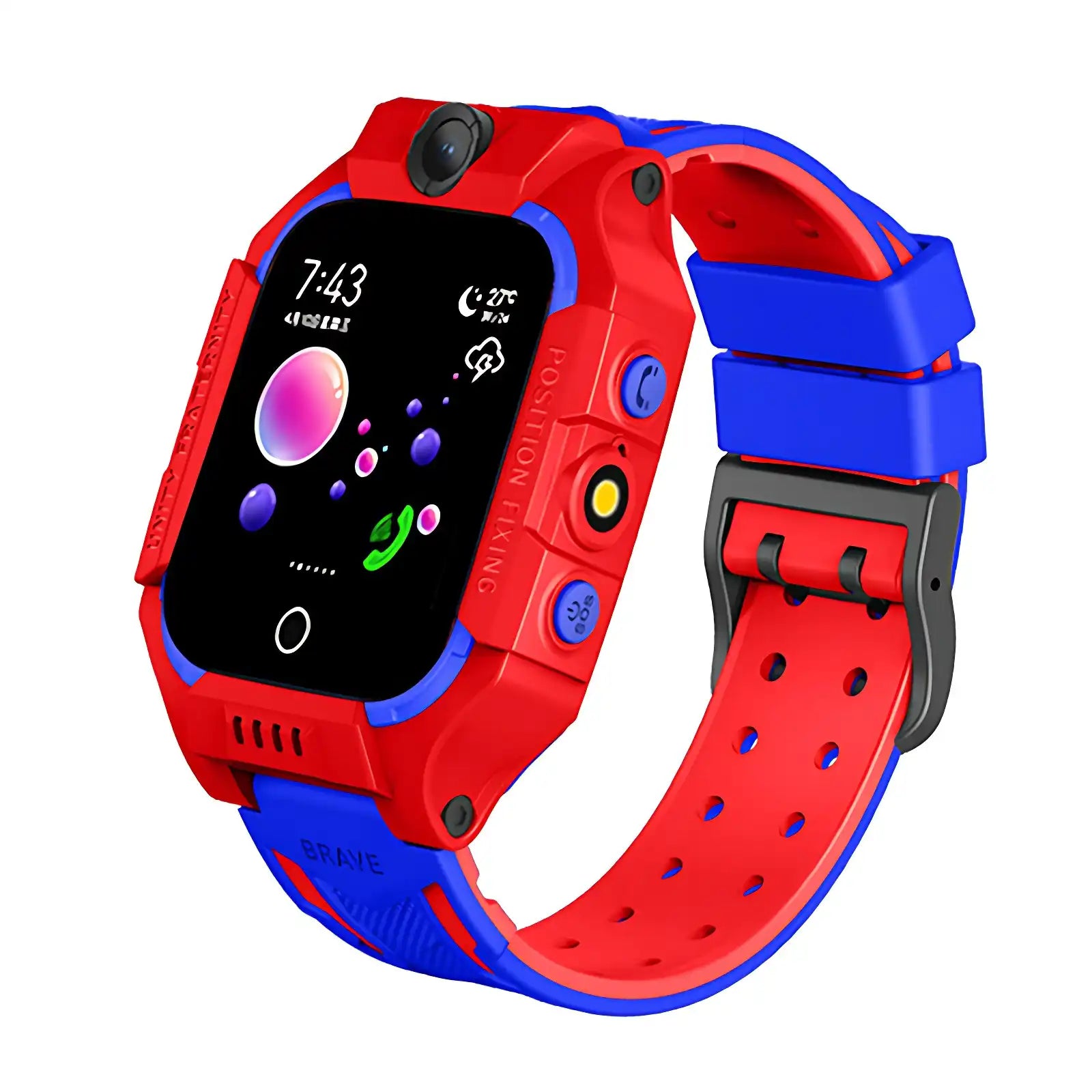 Kids SOS Smartwatch with GPS & 2G Calling - Waterproof Camera Watch for Boys & Girls
