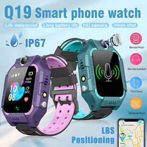 Kids SOS Smartwatch with GPS & 2G Calling - Waterproof Camera Watch for Boys & Girls