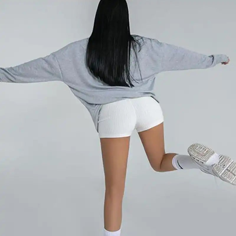 Lift & Support High-Waist Yoga Shorts - Women's Running Gym Workout