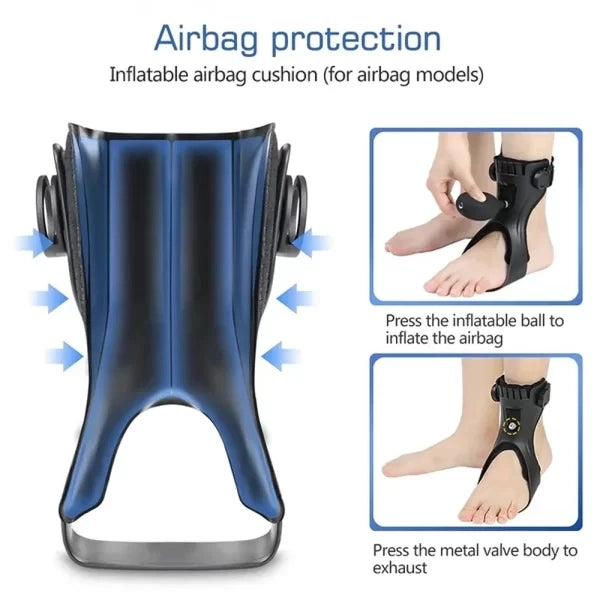 Lightweight Drop Foot Brace – Adjustable AFO Splint for Ankle & Foot Support