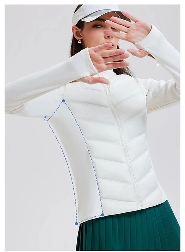 Unisex Lightweight Down Jacket – 95% White Duck Down Winter Coat