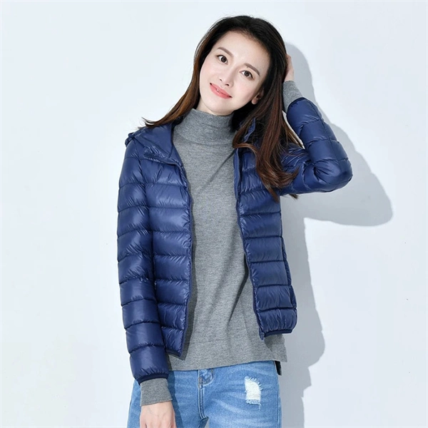 Lightweight Hooded Down Coat - Maximum Warmth & Style