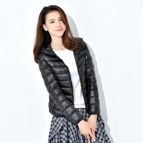 Lightweight Hooded Down Coat - Maximum Warmth & Style