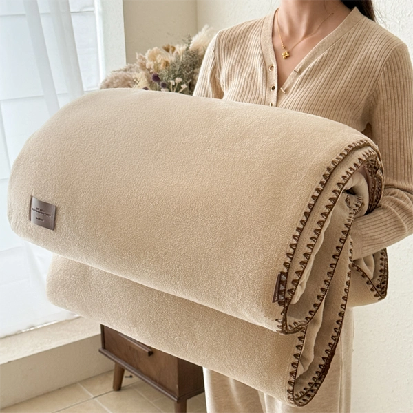 Luxury Alpaca Fleece Throw Blanket – Ultra-Soft Thick Winter Blanket for Bed, Sofa & Office Nap