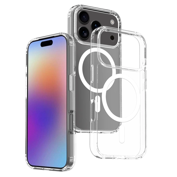 Magnetic Transparent Full-Body Shockproof Protection Case for iPhone 17