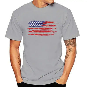 Men's 3D Patriotic T-Shirt - Lightweight Summer Streetwear