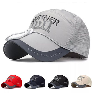 Men's Outdoor Baseball Cap with Wind Cord