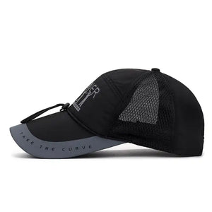 Men's Outdoor Baseball Cap with Wind Cord