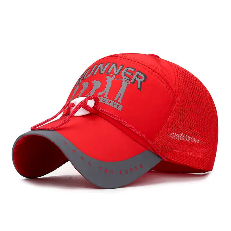 Men's Outdoor Baseball Cap with Wind Cord