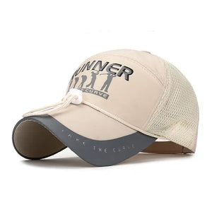 Men's Outdoor Baseball Cap with Wind Cord