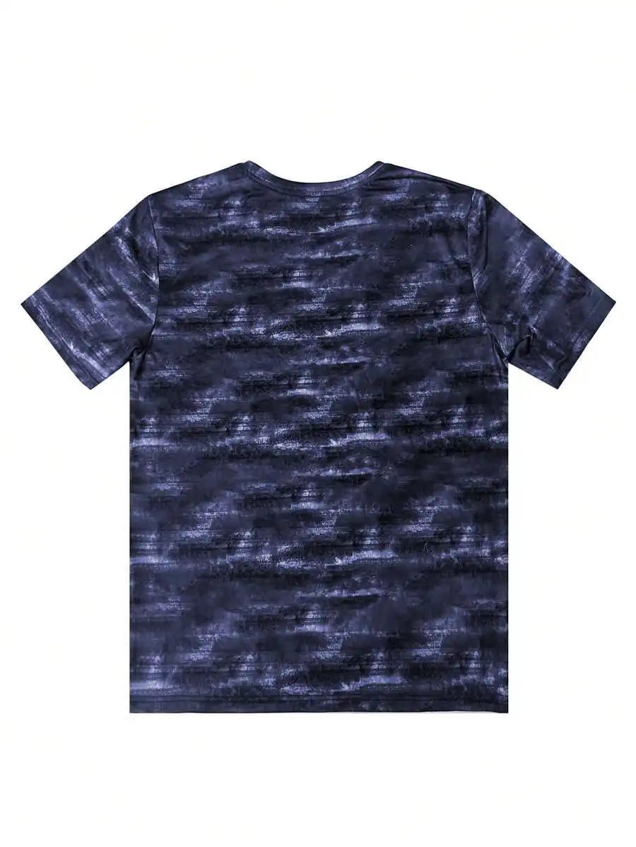 Men's Vintage American Flag 3D Print T-Shirt