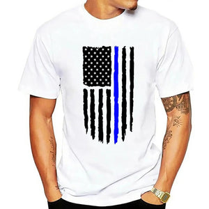 Men's Vintage Patriotic T-Shirt - 4th of July American Flag Design, Muscle Fit