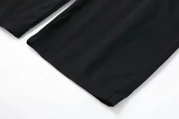 Men's Summer Cotton Cargo Pants - Oversized, High Waist