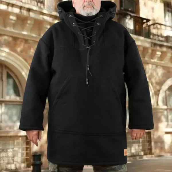 Men's Fleece Pullover Hoodie - Winter Warm Heavy Coat