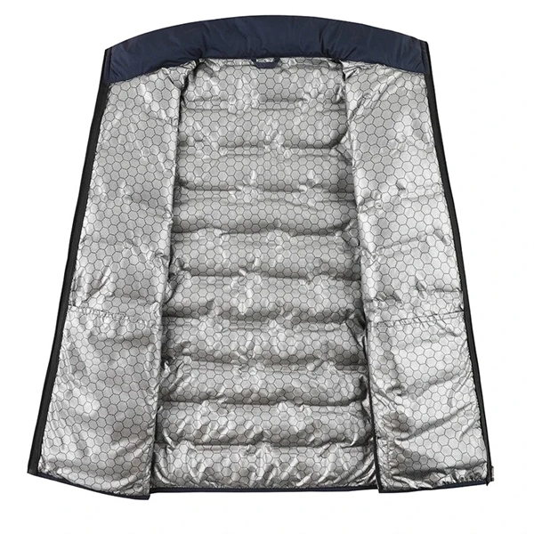 Men’s Graphene Heated Down Jacket – Windproof, Warm Winter Coat