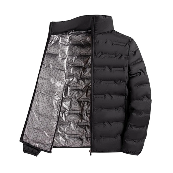 Men’s Graphene Heated Down Jacket – Windproof, Warm Winter Coat