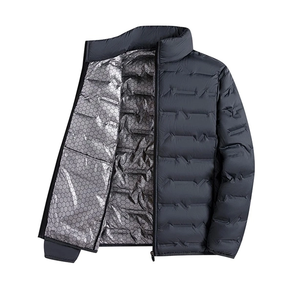 Men’s Graphene Heated Down Jacket – Windproof, Warm Winter Coat