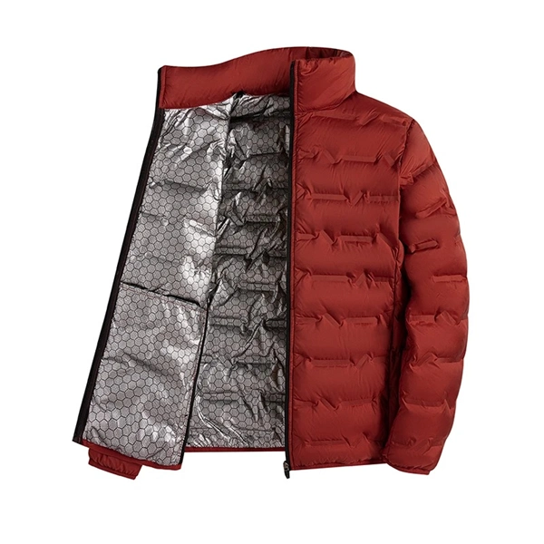 Men’s Graphene Heated Down Jacket – Windproof, Warm Winter Coat