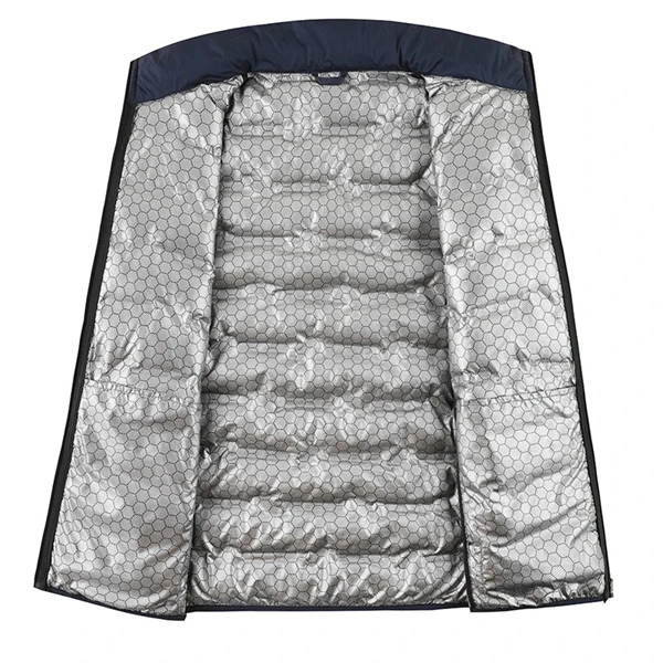 Men’s Graphene Heated Down Jacket – Windproof, Warm Winter Coat