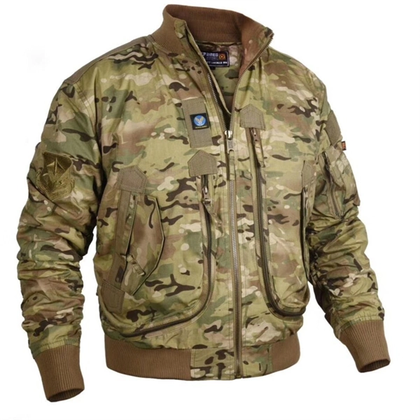 Men's Lightweight Tactical Bomber Jacket – Stand Collar Baseball Flight Coat