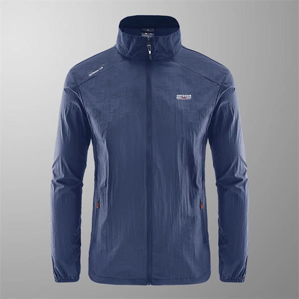 Men’s Lightweight UV Protection Jacket – Breathable Summer Windbreaker for Hiking, Fishing & Outdoor Sports
