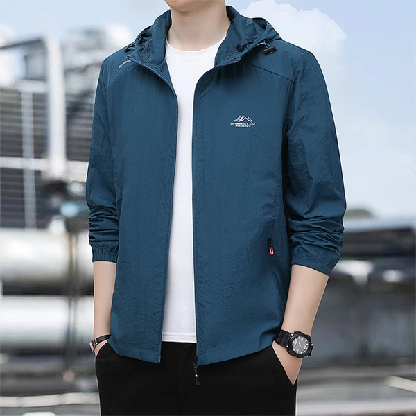 Men’s Lightweight UV Protection Jacket – Breathable Summer Windbreaker for Hiking, Fishing & Outdoor Sports