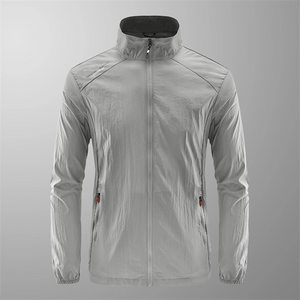 Men’s Lightweight UV Protection Jacket – Breathable Summer Windbreaker for Hiking, Fishing & Outdoor Sports