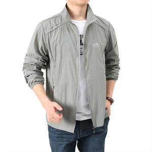 Men’s Lightweight UV Protection Jacket – Breathable Summer Windbreaker for Hiking, Fishing & Outdoor Sports