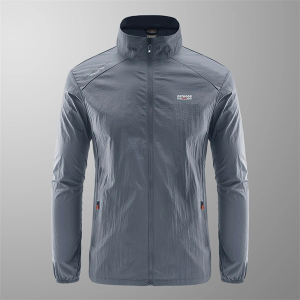 Men’s Lightweight UV Protection Jacket – Breathable Summer Windbreaker for Hiking, Fishing & Outdoor Sports