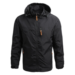 Men’s Outdoor Windbreaker Jacket – Lightweight Hiking Shell for Spring & Fall