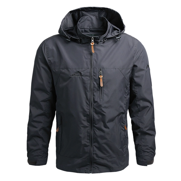 Men’s Outdoor Windbreaker Jacket – Lightweight Hiking Shell for Spring & Fall