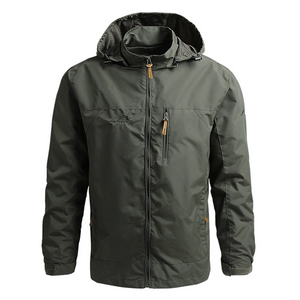 Men’s Outdoor Windbreaker Jacket – Lightweight Hiking Shell for Spring & Fall