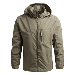 Men’s Outdoor Windbreaker Jacket – Lightweight Hiking Shell for Spring & Fall