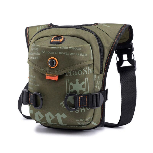 Men’s Waterproof Drop Leg Bag – Tactical Thigh & Waist Pack for Motorcycle, Travel & Outdoor Use