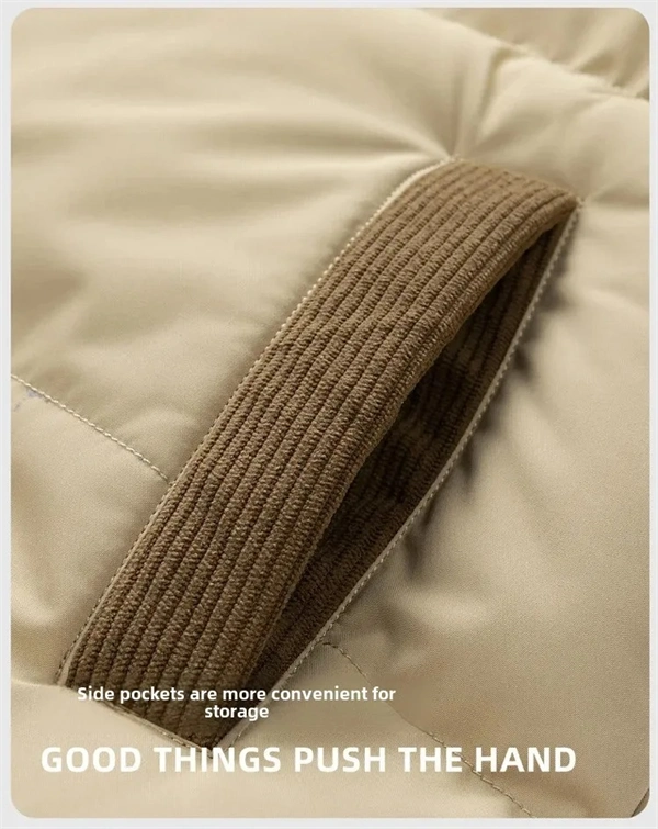 Unisex Winter Hooded Jacket, Thickened Cotton Coat, Windproof & Warm Casual Outerwear