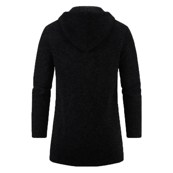 Men’s Zip-Up Hooded Jacket – Cozy & Stylish for Fall and Winter, Versatile Layering Sweatshirt