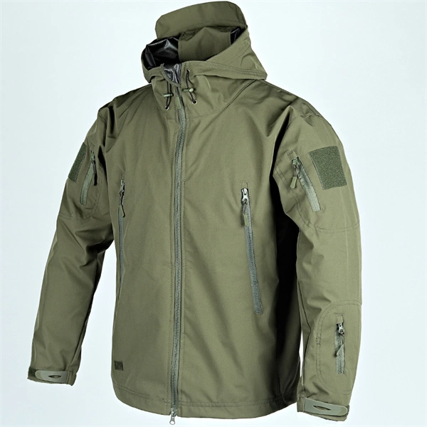 Men’s Lightweight Tactical Softshell Windbreaker – Outdoor Jacket for Spring & Fall