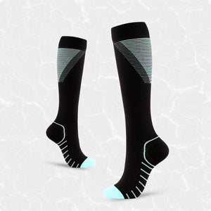 Colored Compression Socks for Men and Women's Elastic Socks for Outdoor Sports