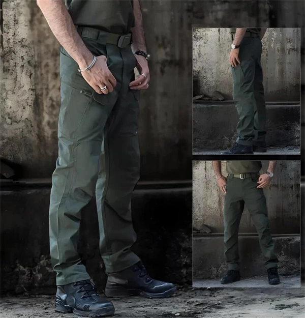 Outdoor Tactical Waterproof Pants – Army-Inspired Ripstop Combat Pants for Hiking, Multi-Pocket, Quick-Dry, Water-Resistant