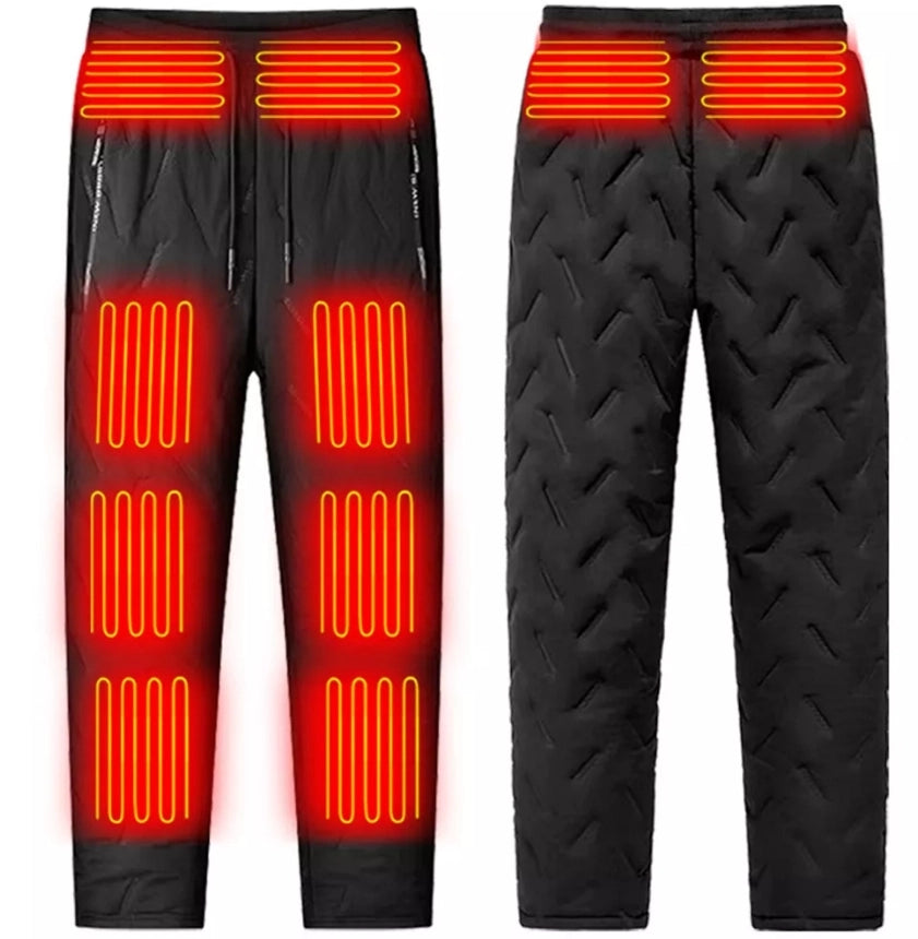 10 Heating Zones Unisex Heating Pants Waterproof Winter Electric Warmer Heated Pants