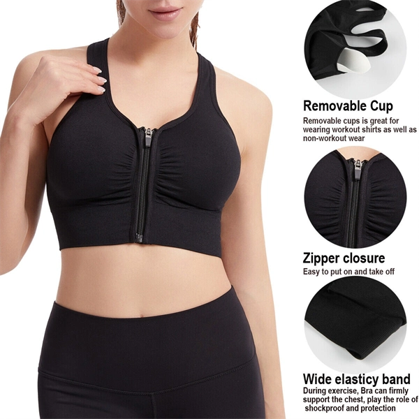 Plus Size Sports Bra for Women – Breathable Supportive Yoga and Gym Workout Top